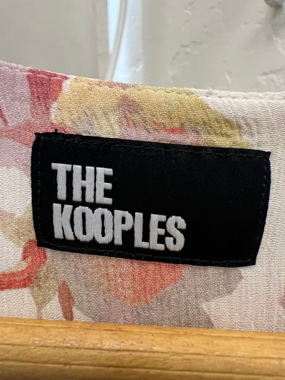 The Kooples Floral English Roses Ruffle Maxi Dress - Picture 10 of 16